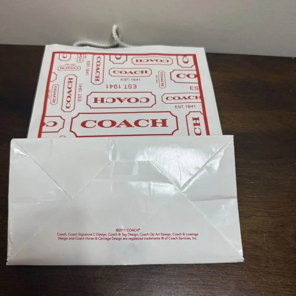Coach 2011 Paper Gift Bag Medium 10